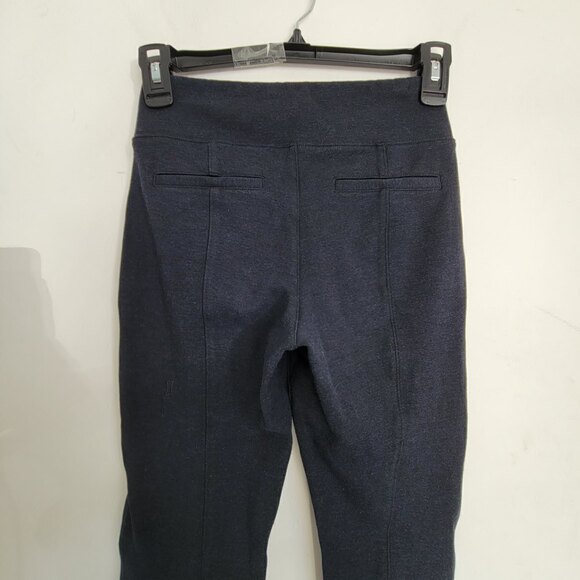Kit and Ace Navy Midnight Blue Cuffed York Pants Pull On Stretchy Trouser Size 0 - Picture 7 of 16